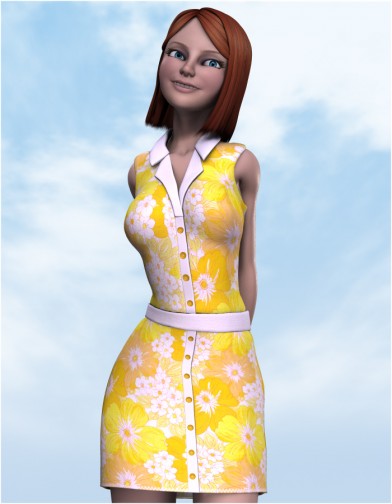 Button Down Dress for SuzyQ 2 Image