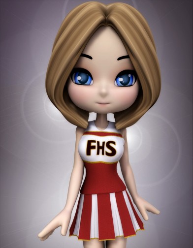 Cheerleader Skirt for Cookie Image