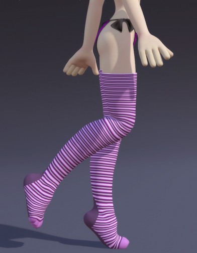 Thigh High Toe Sock for Cookie Image