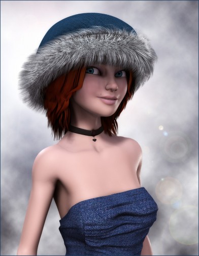 Fur Trim Hat for SuzyQ 2 Image