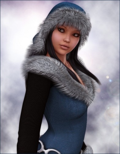 Fur Trim Hat for V4 Image