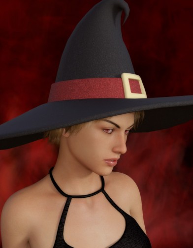 Witch Hat for Genesis 8 Female image