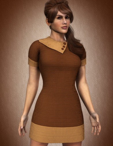 Short Sleeve Knit Dress for Dawn Image