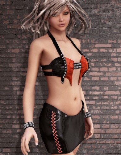 Night Slayers: Vixen Skirt for V4 Image
