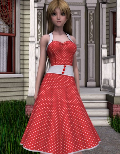 Nostalgia: 1950's Housewife Dress for A3 Image
