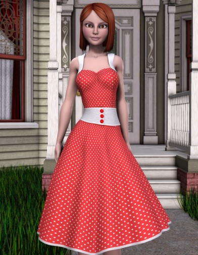 Nostalgia: 1950's Housewife Dress for SuzyQ 2 Image