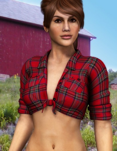 Tied Flannel Shirt for Dawn Image