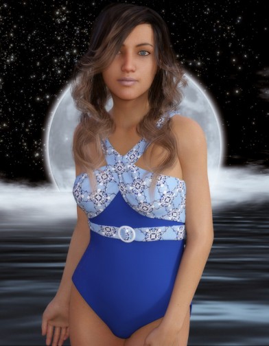 Midnight Swimsuit for Genesis 8 Female