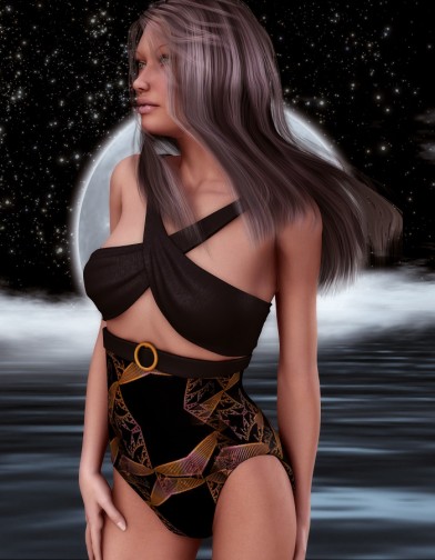 Textures for Midnight Swimsuit image