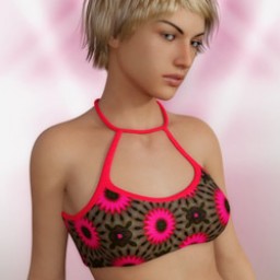 Sporty Bikini for Genesis 8 Female image
