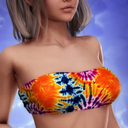 Textures for Back Tied Tube Top image