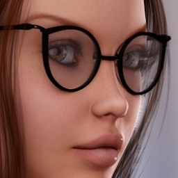 Cat-Eye Glasses for V4 image
