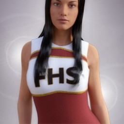 Cheerleader Top for Genesis 3 Image
