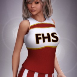 Cheerleader Top for V4 Image