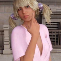 Carnation Crossover Top for Genesis 3 Female