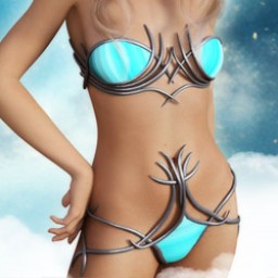 Luna - Fantasy Bikini for Genesis 8 Female image