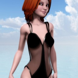 Mesh Swimsuit for SuzyQ 2 Image