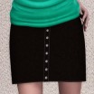 GeneriCorp: Suede Button Skirt for A3