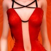 Devilish Short Red Dress for Star