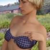 Dairyland Farms: Front Tied Flannel Tube Top for Genesis 8 Female