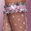 Pink LUV:  Lacey Heart Leggings for V4