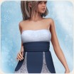 SnowFlower Lace Dress for V4
