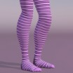 Thigh High Toe Sock for SuzyQ 2