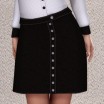 GeneriCorp: Suede Button Skirt for V4