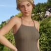 Strappy Tank Top for Genesis 8 Female