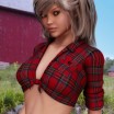 Dairyland Farms: Tied Flannel Shirt for V4