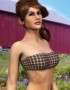 Dairyland Farms: Back Tied Flannel Tube Top for Dawn Image
