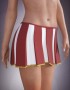 Cheerleader Skirt for Genesis 3 Female image