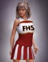 Cheerleader Skirt for V4 Image