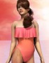 Coral Swimsuit for Dawn image