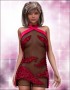 Pink Luv: Eternal Flame Dress for V4 Image