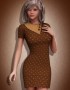 Short Sleeve Knit Dress for V4 Image