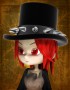 Goth Top Hat for Cookie Image