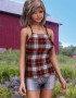 Plaid Textures for Strappy Tank Top image
