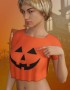 Pumpkin Shirt for Genesis 8 Female image