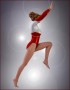 School Spirit: Gymnast Poses for V4 Image