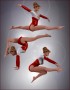 School Spirit: Gymnast Poses for V4 Image