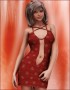 Holidays: Xmas Textures for Devilish Red Short Dress image