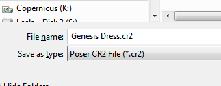 Exporting Genesis from DAZ Studio